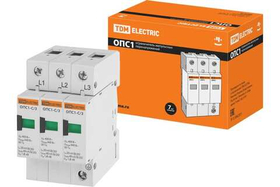 Разрядник ОПС1-С 3Р In20 кА Un=400 В Im=40 kA TDM SQ0201-0007