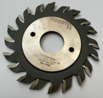 Подрезная составная пила WoodTec для форматно-раскроечных станков Ø80 х 20 х 2,8-3,6 Z = 10 + 10