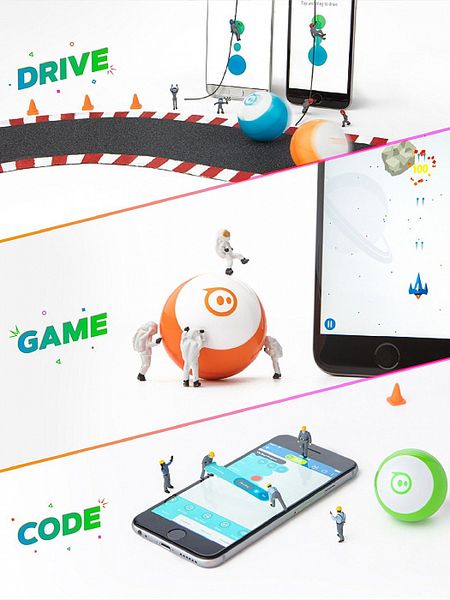 Интерактивная игрушка робот Sphero Mini (White)