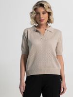 Поло Тихая роскошь (бежевое) Б15276-7М LT Collection