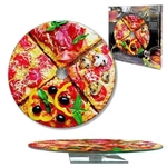 Блюдо стеклянное вращающееся 28см (пицца)