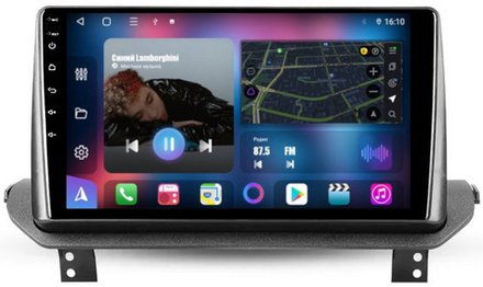 Магнитола Mitsubishi Outlander 4 2021+ (без штатного 360) - FarCar 9617M монитор 10" QLED на Android 13, 8-ядер, CarPlay, 4G SIM-слот
