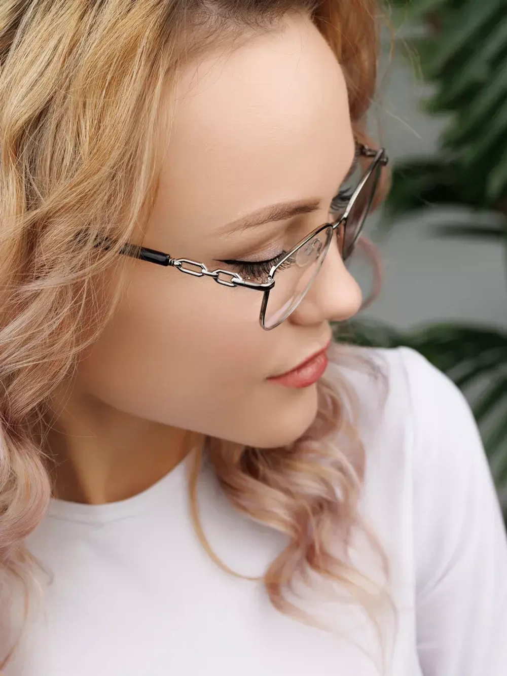 Оправа для очков для зрения металлическая брендовая