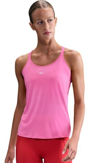 Женский топ теннисный Nike One Classic Dri-Fit Tank - playful pink/white
