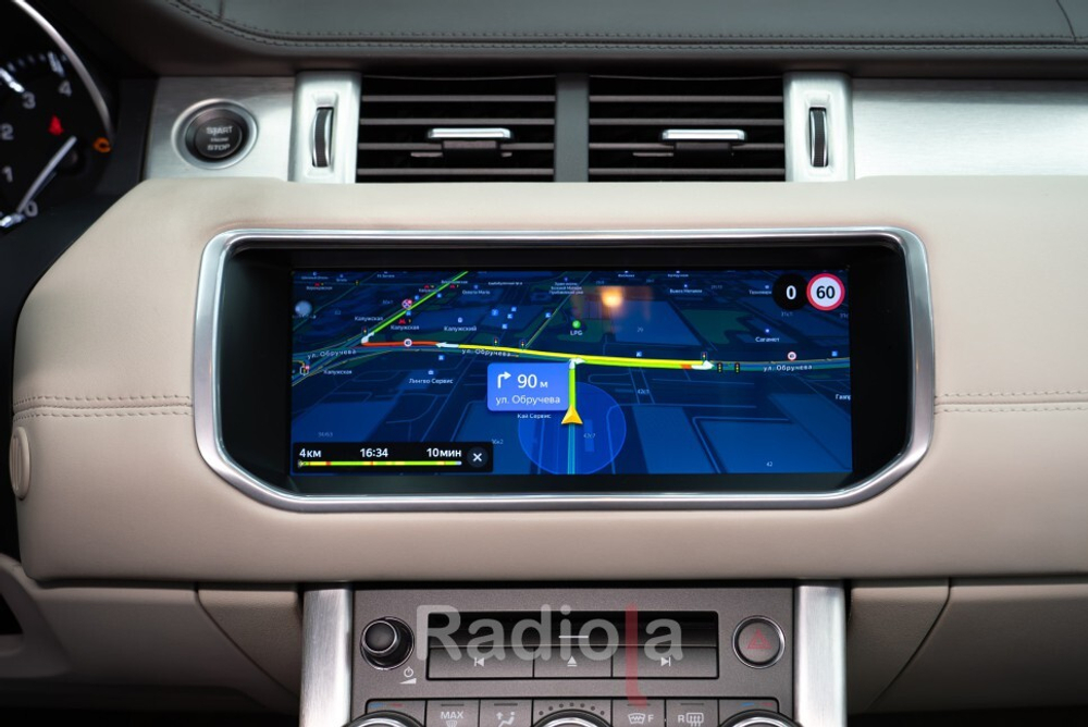 Магнитола Range Rover Evoque 2011-2015 (BOSCH) - Radiola RDL-1666-15 монитор 10.25" на Android 12, 8Гб+128Гб, CarPlay, 4G SIM-слот