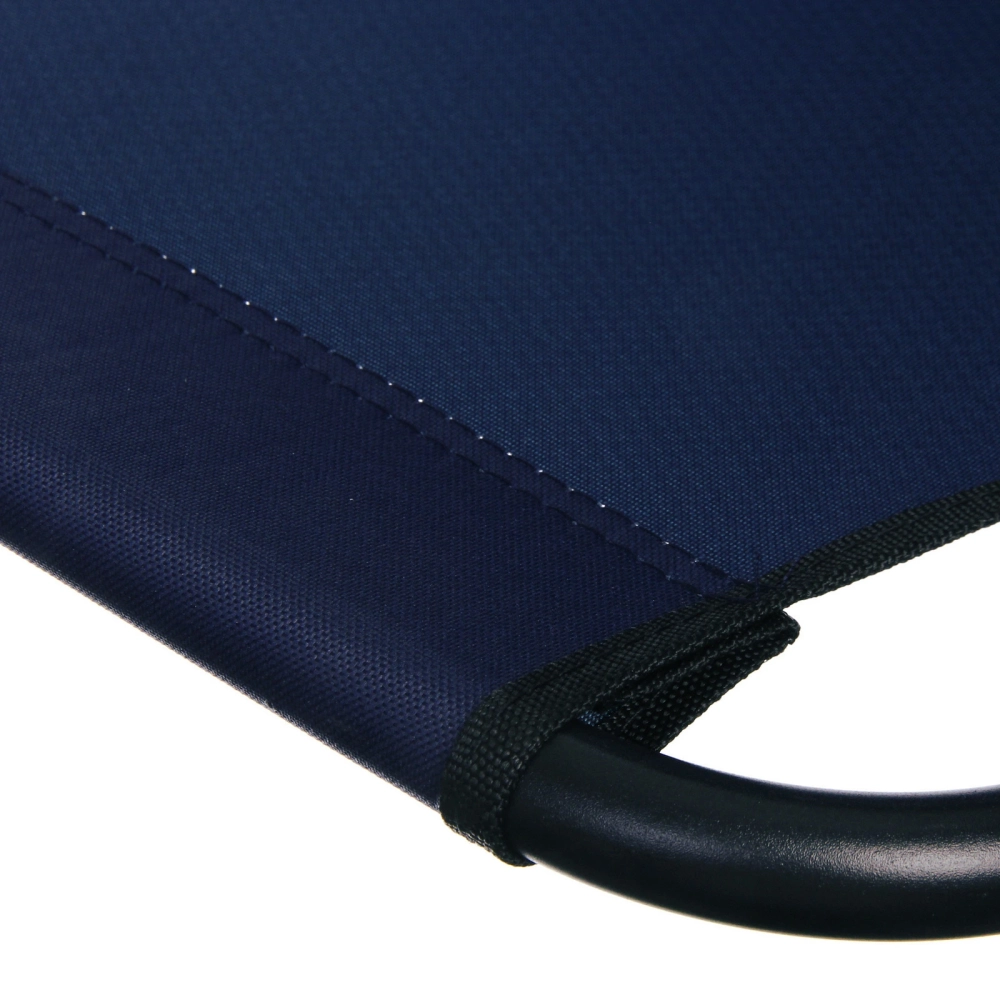 Кресло складное с подлокотниками TFS1608, 54*68*95 см, 3 положения, темно-синий.