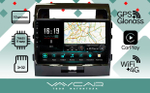 Магнитола для Toyota Land Cruiser 200 2007-2015 (экран климата внизу) - Vaycar VA77-0381 на Android 13, 8-ядер, 4G SIM-слот