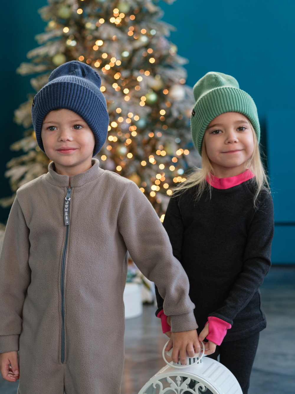 Шапка вязаная зимняя (Зеленый) МУЛА