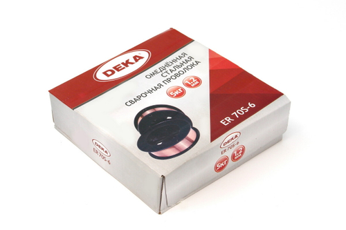 Проволока  сварочная омедненная ER-70S-6 DEKA 0,8 (5кг)