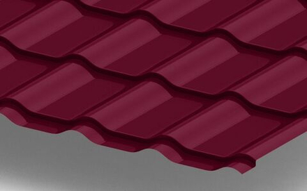 Профиль декоративный Монтерра-X 0,45мм RALL 3005 Красное вино