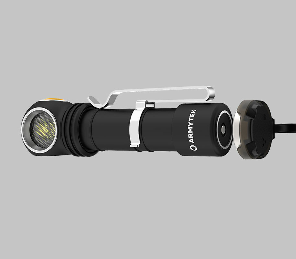 Мультифонарь Armytek F06801W Wizard C2 Pro Nichia Magnet USB (теплый свет)