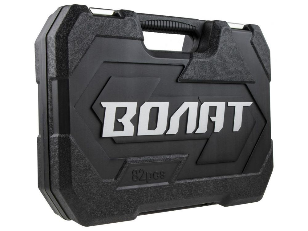 Набор головок и ключей 82 предмета ВОЛАТ (1/4", 1/2", 6 граней )