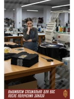 Футболка с вышивкой Царевна на черном