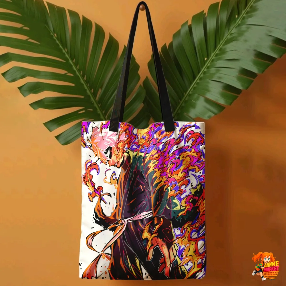 Сумка шоппер с принтом ATEEZ