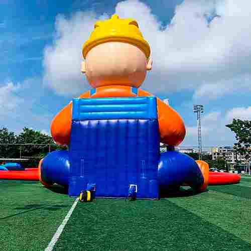 Надувной наземный аквапарк «Поймай осьминога» 25*15*8 м