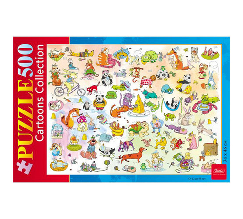 Пазл  500 эл. Hatber "Забавные животные. Выпуск №3" И