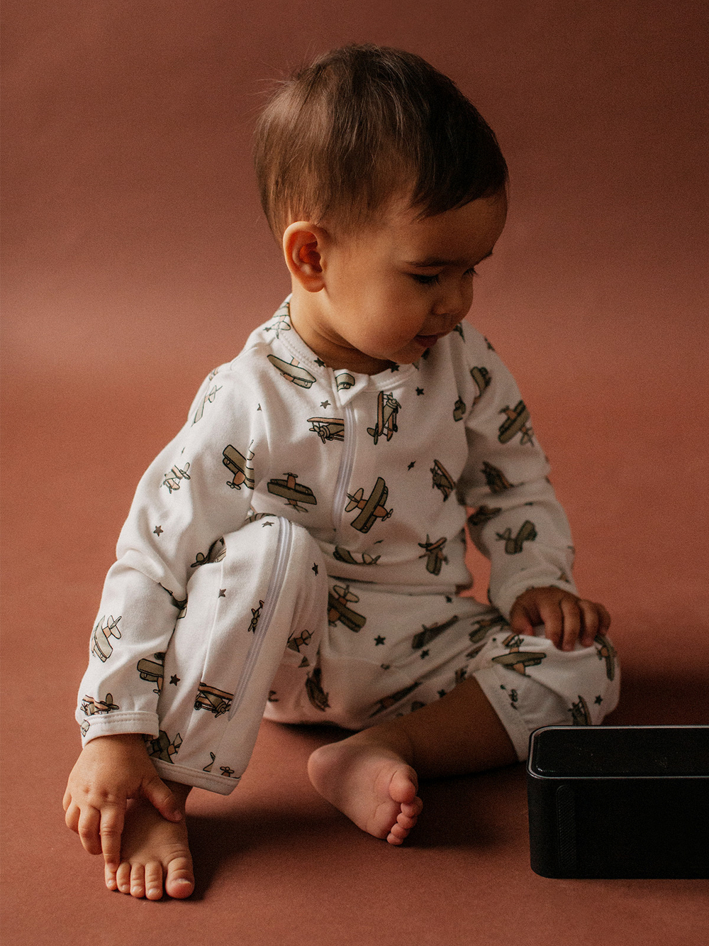 Комбинезон Mjölk Самолёты, на окантовке