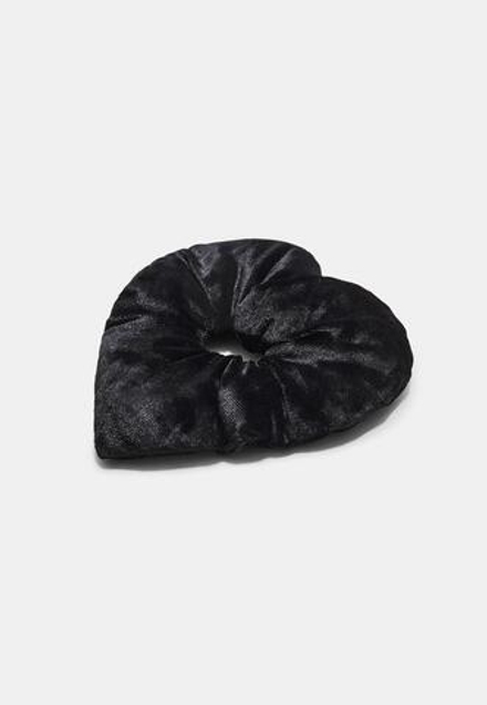 STRADIVARIUS Бархатная резинка для волос, черный