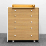 Детский пеленальный комод Antemi Mari, Белый/Винченцо