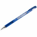 Ручка гелевая BRAUBERG "Profi-Gel PRO", СИНЯЯ, линия письма 0,4 мм, игольчатый наконечник 0,5 мм, печать на корпусе, 144125