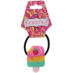 Резинка для волос 1 шт детская «Juiciness- Мороженое», микс 6 цветов, d- 4 см