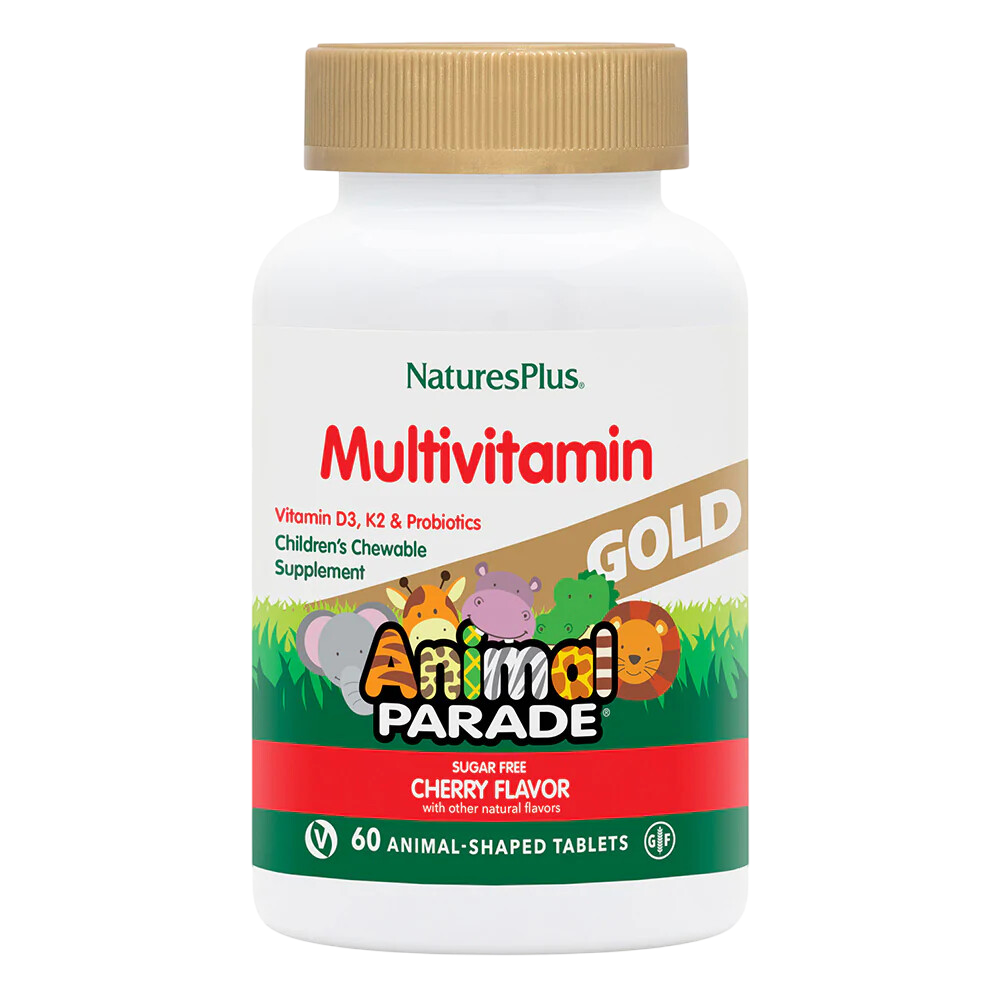 Nature's Plus Animal Parade Gold, Жевательные мультивитамины для детей