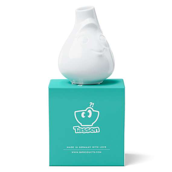 Ваза cute, 10 см, белая