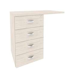 Onix Direct Тумба приставная (универсальная л/пр) O.TPU-4 Денвер Светлый 842*460*750