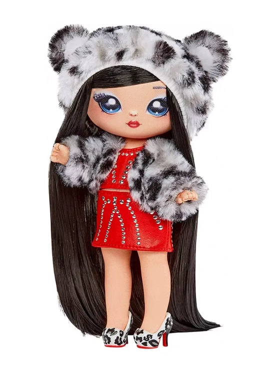 Мягкая кукла снежный барс Leona White Cozy Series