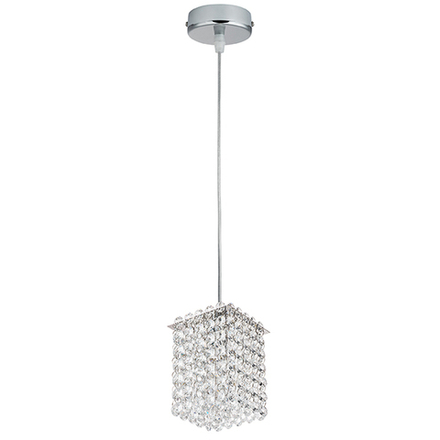 795414 Подвес CRISTALLO 1х40W G9 ХРОМ