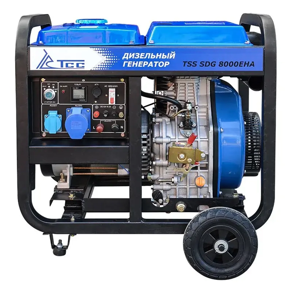 ТСС SDG 8000EHA дизельный генератор с блоком АВР ТСС АВР-С 8000D/230 100050/190137