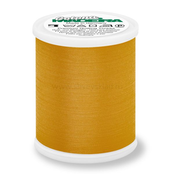 Нитки вышивальные хлопок Madeira Cotona №50, 1000 м, цв. 760, 9350, 5 катушек