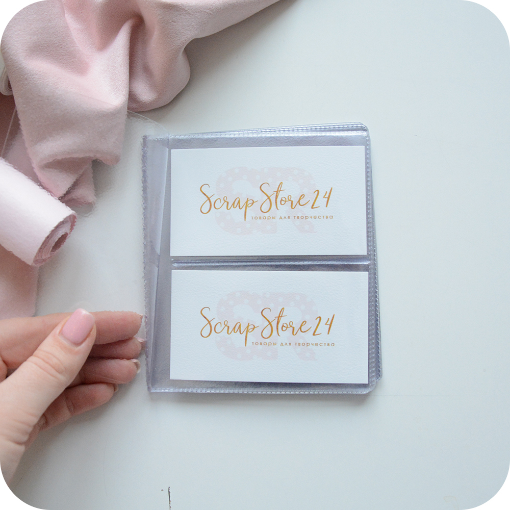 Вкладыш для горизонтальной визитницы, 2 ряда, 36 карманов, размеры 104 х 118 мм