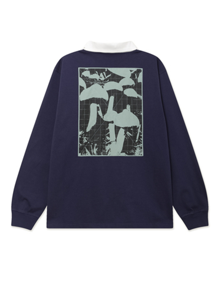 Мужской Лонгслив Howl Half Zip Rugby Top