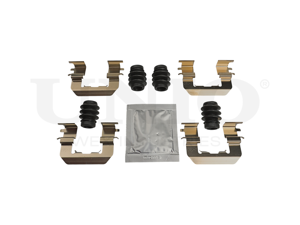 Комплект установочный передних тормозных колодок UNIO BRK-40018