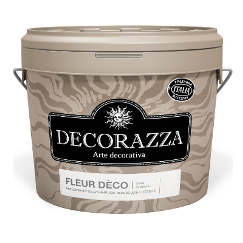Лак защитный Fleur Deco Base incolore 1л DECORAZZA DFD00-10
