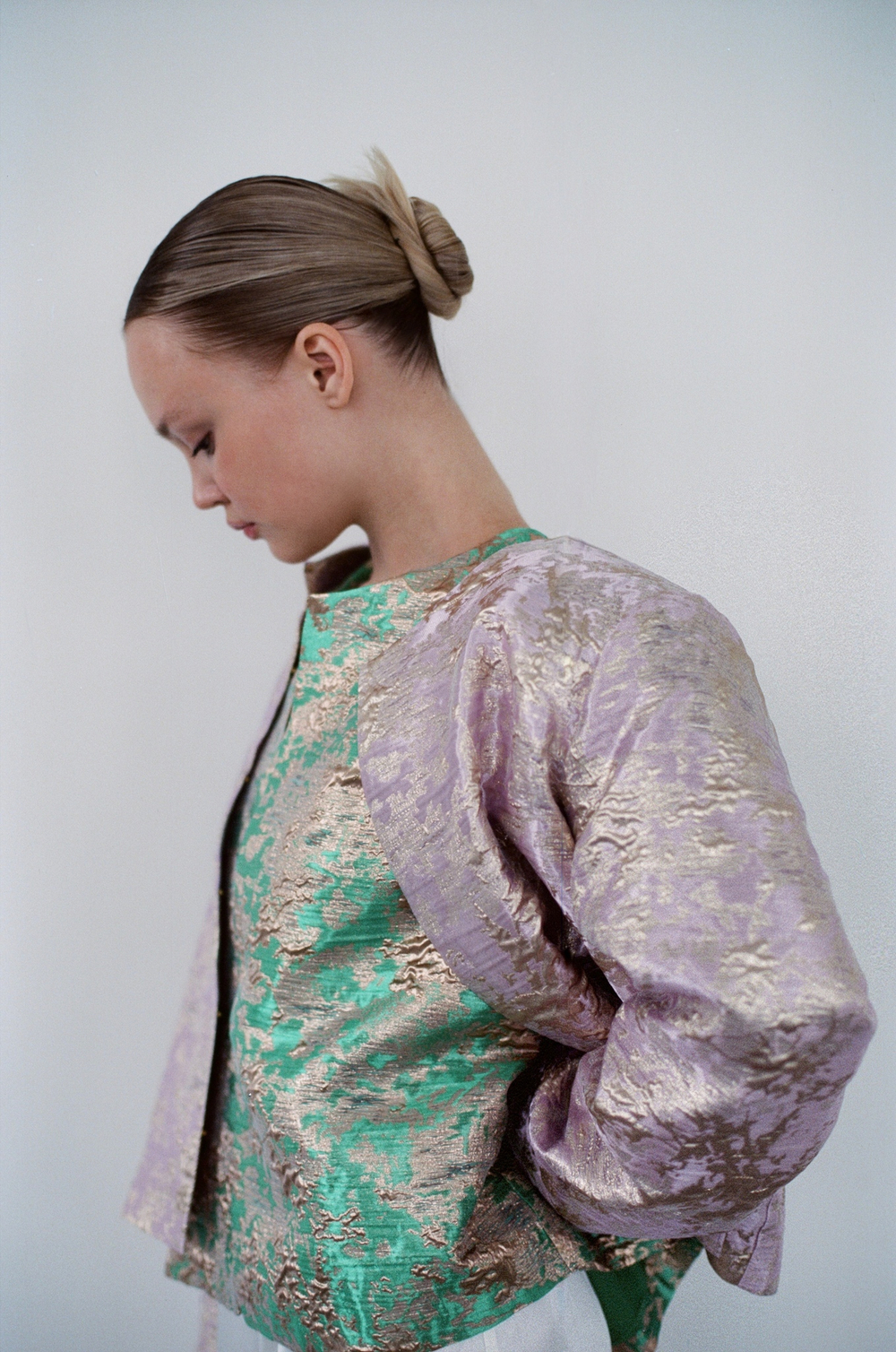 Oriental purple jacket