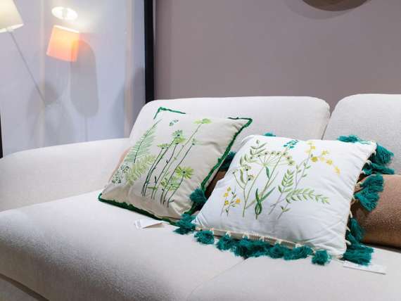 Подушка декоративная meadow bloom из коллекции ethnic, 45х45 см