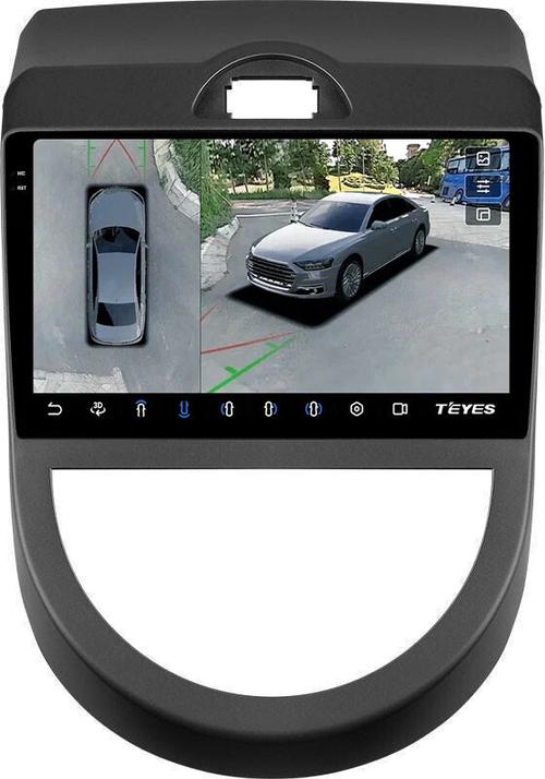 Магнитола для KIA Soul 2008-2011 (AM) - Teyes CC3-2K-360 на Android 10, Быстрая, 2K QLED, CarPlay, 4G SIM-слот, 4 камеры в комплекте