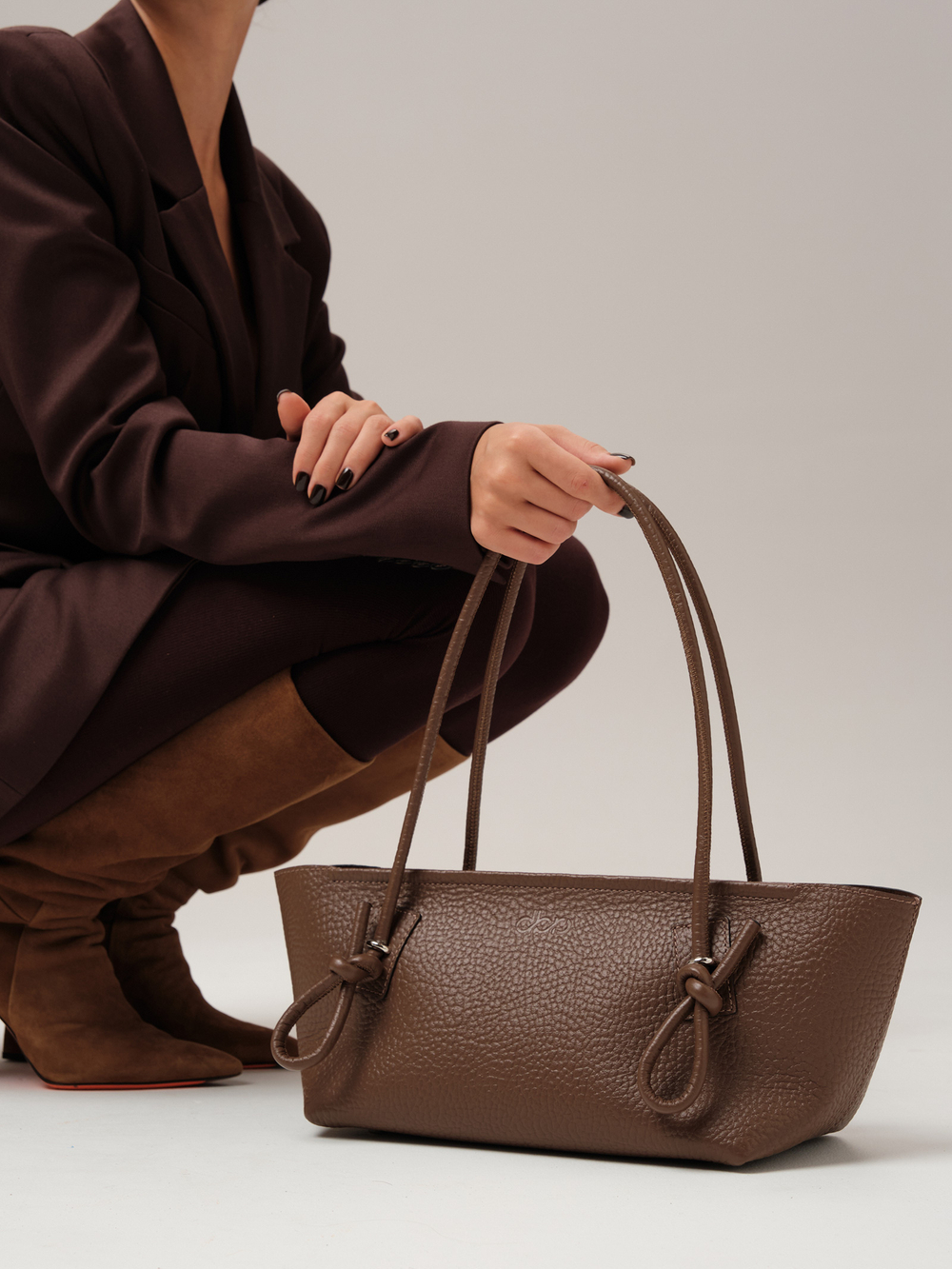 Кожаная сумка DBR 31340 коричневый какао