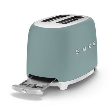 Тостер Smeg TSF01EGMEU , изумрудно - зеленый матовый