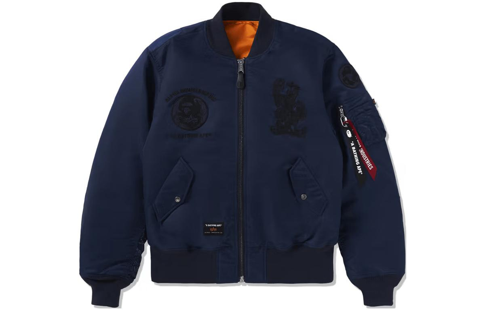A Bathing Ape X Alpha Industries Ma 1 Куртка