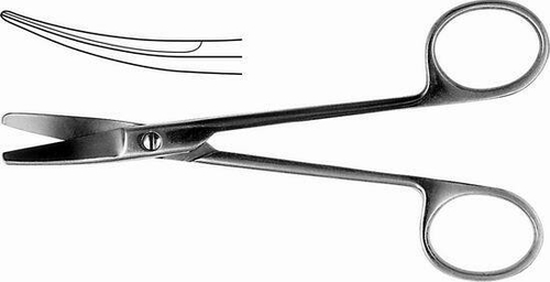 ТМ- Н-58 Ножницы хирургические, изогнутые, 150 мм (НОВОЕ ИСПОЛНЕНИЕ)