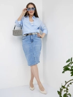 Юбка джинсовая прямая