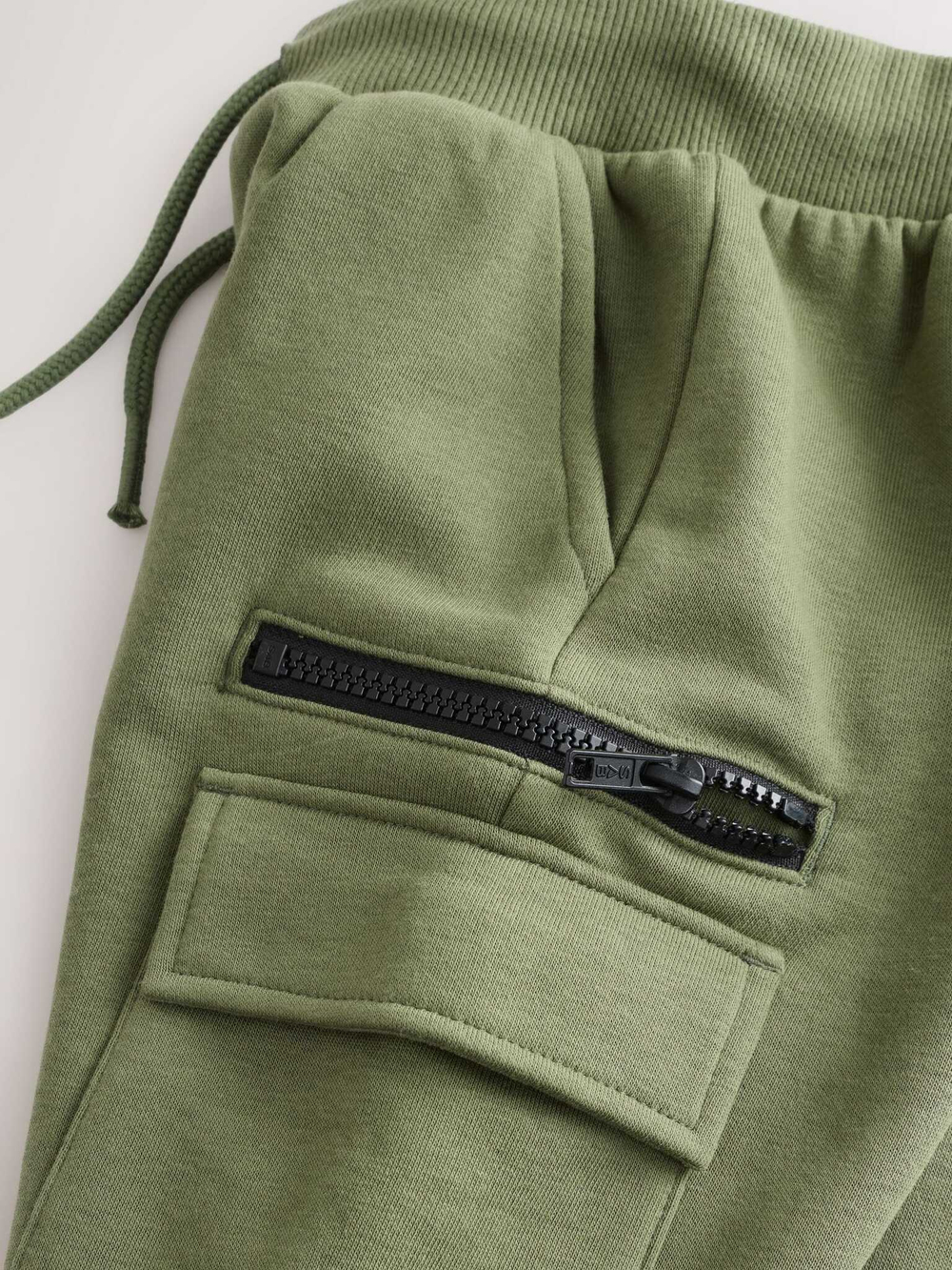 Толстовка и джоггеры в комплекте для мальчика Next E60-683, Молочный, Хаки