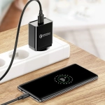 Кабель USB 3.0 - USB C, 5Gbps, 3A, QC 3.0, 1m, UGREEN 20882