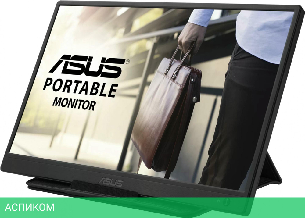 Монитор Asus Portable MB165B черный (90LM0703-B01170)