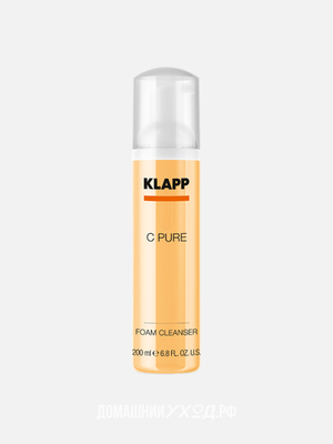 Пенка очищающая Foam Cleanser, C Pure, Klapp, 200 мл