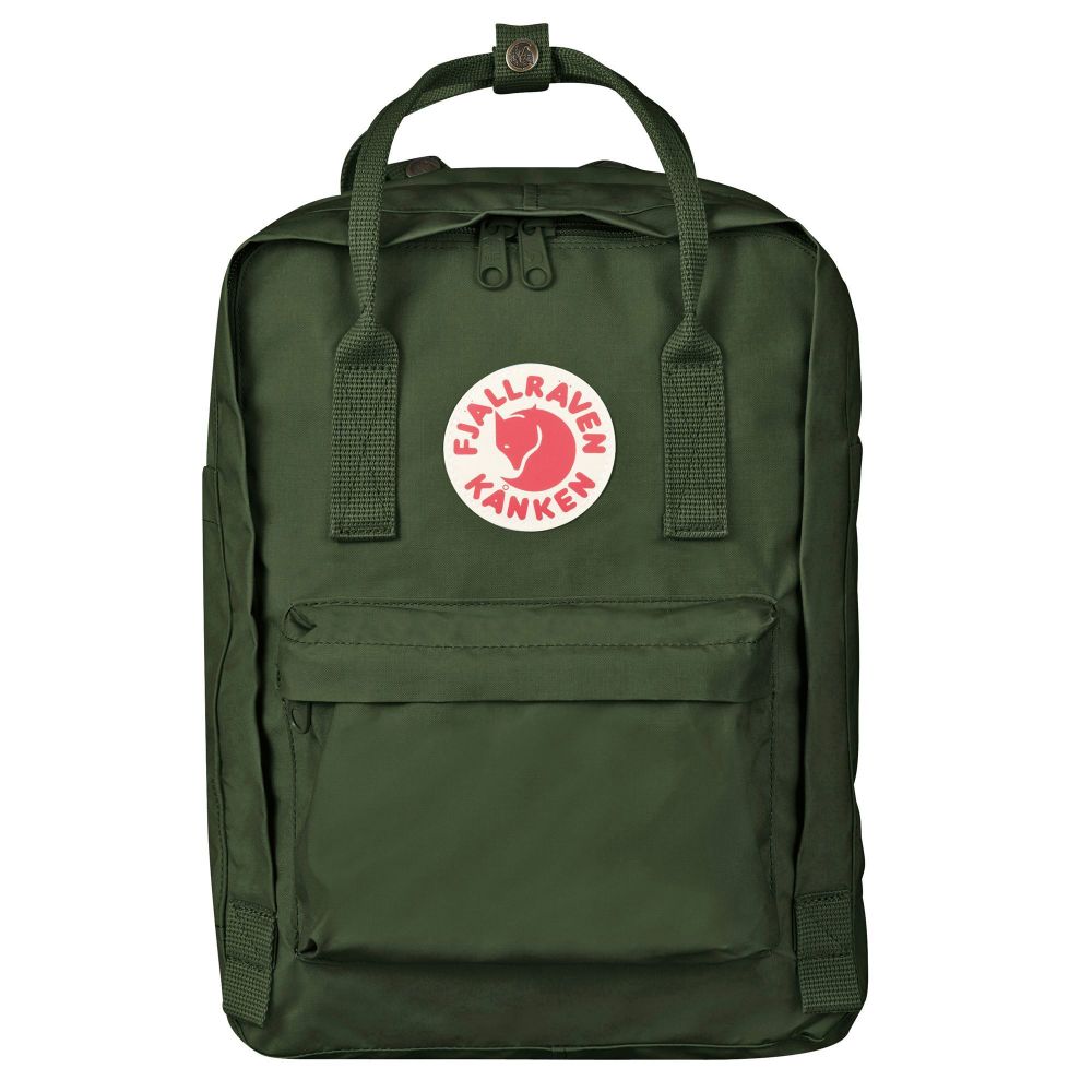 Рюкзак Fjallraven Kanken Laptop 13&quot;, темно-зеленый, 25х16х35 см, 13 л