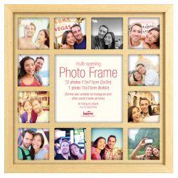 Innova PI05365 Инстарамка 13 фото 12 х 7,5*7,5*, 1 х 15*15 бежевая, МДФ | Innova
